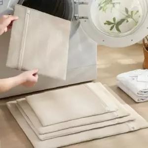의류보호 순면소재 세탁망 40X50 니트 건조기 빨래 손상방지 통돌이 드럼겸용