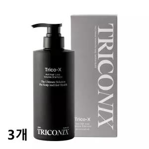 트리코닉스 트리코엑스 볼륨 샴푸, 3개, 500ml