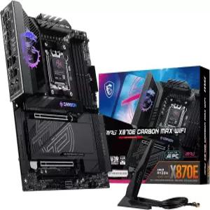 MSI MPG X870E Carbon MAX WiFi 마더보드 ATX AMD Ryzen 9000/8000/7000 프로세서 AM564MB BIOS ROM 110A