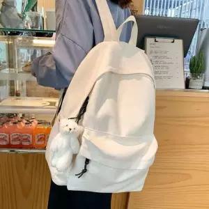 백팩 베이직 학생 직장인 노트북 수납 데일리 가방 3색 WFMQVMS