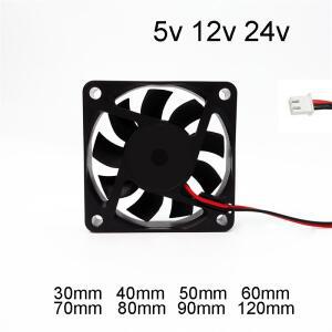 미니 조용한 Ventilador 120mm 90mm 팬 DC 12v 24v 5v 슬리브 베어링 산업용 냉각 컴퓨터 액세서리