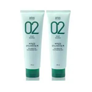 1+1 아모스 녹차실감 인텐시브 모이스처 팩 250g