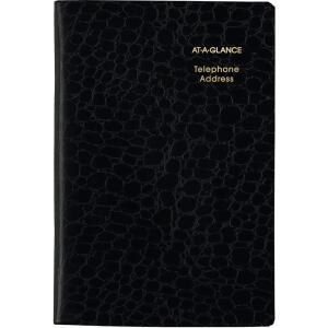 At-A-Glance 전화 및 주소록, 400개 이상의 항목, 2-3/4인치 x 4-1/4인치, 디자이너, 색상은 다양할 수 있습니다 (8040105)