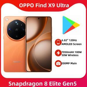 OPPO Find X9 Ultra 5G 휴대폰 6.82인치 AMOLED 스크린 100W SuperVOOC NFC 7050mAh 배터리 구글 플레이 스