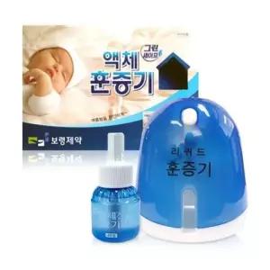 훈증기 + 그린세이프 리필 액체 45일 모기향