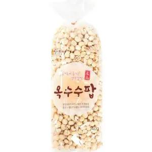 팝콘 140g 옥수수 스낵 어린이 간식 담백한 맛 바삭한 식감 가정용 영양