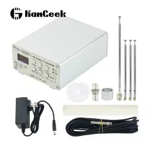 dmb안테나 HamGeek TV-TX200 VHF/UHF 아날로그 TV 송신기 HD/AV 입력 신호 텔레스코픽/GP 우산 안테나 지원