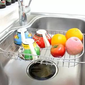 스테인레스 조절형 씽크대 채반 특대형 씽크대채반 채망 채반볼