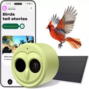 Hibird 4K HD 스마트 버드 피더 카메라 태양광 발전 2.4G/5G 듀얼 WiFi 무선 실외 6배 슬로우 모션 자동