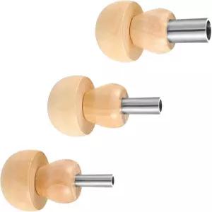 3pcs 안전 눈 도구 3사이즈 인형 만들기 및 세탁기 삽입 아미구루미 위한 클램프 크로셰 보조 DIY 공예