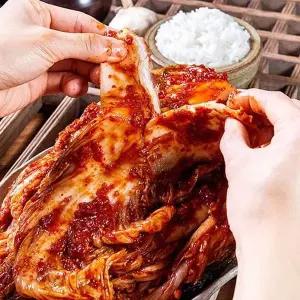 [청정명품김치]싱싱파머스 전통 남도식 포기김치 9kg 100%국내농산물 무조미료 무첨가물 프리미엄 김치