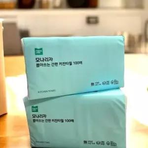 흡수력좋은 모나리자 뽑아쓰는 3겹 키친타올 x 100매 6팩