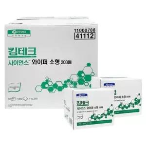 41112 킴테크 사이언스 와이퍼 소형 200매X60카톤 작업용 (W7D1491)