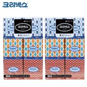 미용티슈 크리넥스 미니맥시 (250매) 6각 x (총 2개