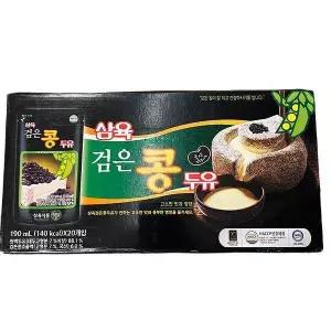 삼육 검은 콩 두유(190ml X 20입) 3800ml
