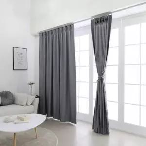 TBZ 암막커튼 비젠 그레이 나비주름 75x230cm 1장 WFNK499