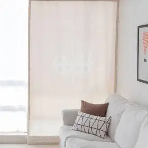 TBZ 북유럽 암막커튼 샹드리에 나비주름 75x230cm 1장 WFNK4BH