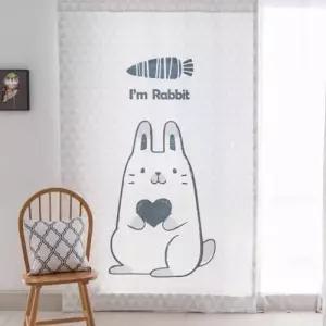 TBZ 북유럽 암막커튼 토깽이 나비주름 75x230cm 1장 WFNK4AW