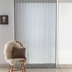 TBZ 북유럽 암막커튼 다크그레이 나비주름 75x230cm 1장 WFNK4B3