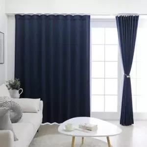TBZ 향 균 퓨어 커튼 네이비 나비주름 75x230cm 1장 WFNK4C5