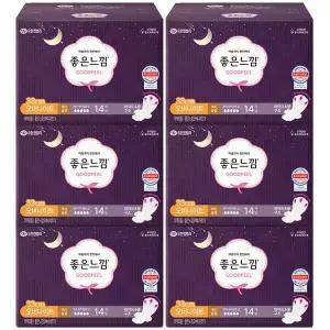 좋은느낌 오리지날 오버나이트(33cm) 14p x6개