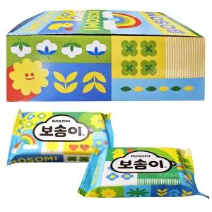 보솜이 휴대용 물티슈 이지플레이 10매 x10개 외출용 여행용 물티슈