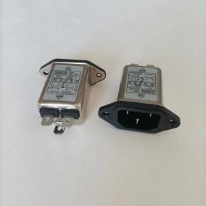 퓨즈 소켓 EMI가 있는 2PCS 전원 필터 220V 간섭 방지 DAI1/DAI2-3A/6A/10A