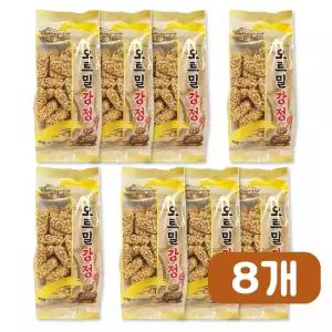 오트밀강정 70g 8개 귀리 오트밀과자 건강간식