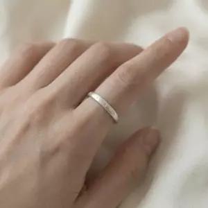(색상 실버)미니멀 레이어드 오픈링 얇은 반지 데일리 링