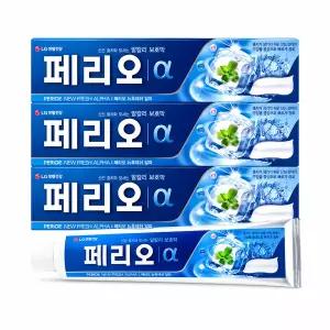 LG생활 페리오 뉴후레쉬 충치 알파 치약 150g x3개