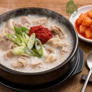 건담농수산 돼지국밥 150G X 5팩 캠핑음식 간편식밀키트 아침해장국