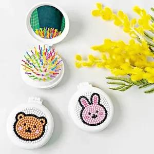 [룽스_65]보석십자수 거울빗 DIY 취미