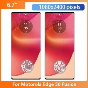 Motorola Edge50 Fusion lcd 용 스크린 디지타이저 어셈블리가있는 Motorola Edge 50 Fusion lcd 디스플레