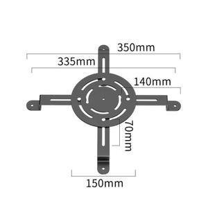 빔 브라켓 거치대 천장 고정 형 10cm 받침 매립형 벽걸이 단일 다이 브래킷