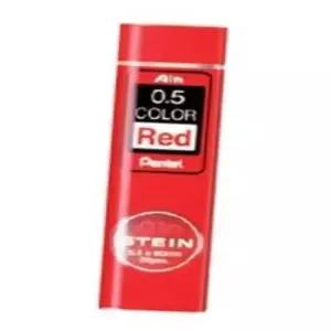 0.5샤프심 칼라샤프심 10갑 대용량샤프심 C275-RD 적색RD0.5mm