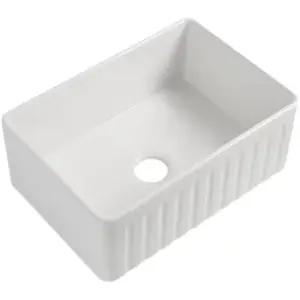 도자기 싱크볼 주방 카페 설거지 세정대 사각 762x460x255mm 개수대