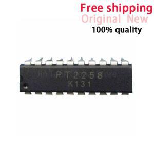 .5-100개  PT2258 6채널 볼륨 컨트롤 칩 IC 통합 블록 직접 삽입 DIP-20
