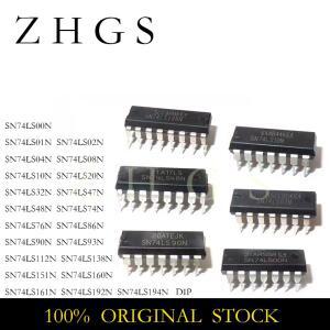 10PCS SN74LS00N SN 01 02 04 08 10 20 32 47 48 74 76 86 90 93 112 138 151 161 192 194 N DIP IC CHIP S
