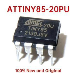 ATtiny85-20PU DIP-8 ATTINY85 85-20PU 20U 8비트 AVR 마이크로컨트롤러 칩 IC
