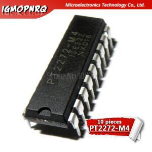 10pcs PT2272-M4 M4 DIP-18 원격 제어 디코더 IC  원본