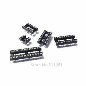 IC 소켓 DIP 핀 커넥터 6 8 14 16 18 20 24 28 40 원형 10 개