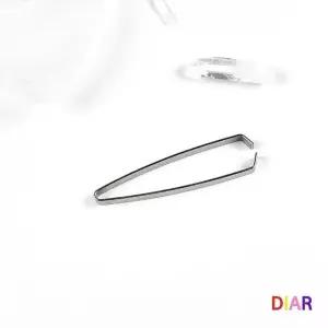 고품질 DIAL 실버 쪽집게 눈썹정리 족집게 눈썹족집게 왁싱족집게 (W57A78C)