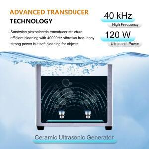 LEADSONIC 3L 120W 초음파 세척기 40kHz 2개의 변환기 디지털 패널 220V-240V용 기계식 히터 타이머 도구