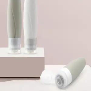 공병파우치 여행필수템 투명파우치1개+ 공병4개 샴푸 린스 세트