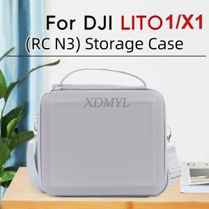 DJI Lito 1/Lito X1 RC N3 제어 액세서리용 휴대용 핸드헬드 어깨 보호 가방 충격 방지 운반 케이스 보관함