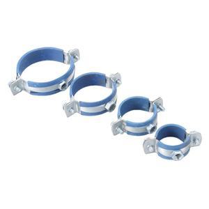 1Pcs 패스너 하드웨어 라운드 호스 클램프 파이프 피팅 너트 후프 서스펜션 홀더 탄소강 고무 202532405063