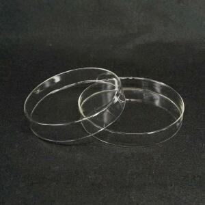 유리 재사용 가능 조직 페트리 배양 접시 플레이트 화학 실험실용 커버 포함 60mm