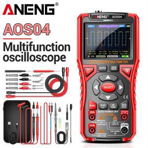 ANENG AOS04 2in1 디지털 오실로스코프 멀티미터 휴대용 자동차 오실로스코프 단일 채널 10Mhz 전압 파형