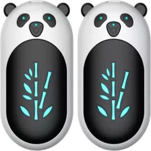 핸드 워머 충전식 2팩 6000mAh 전기 재사용 가능 20시간 장시간 난방 여성용 휴대용 포켓 히터 야외 캠핑