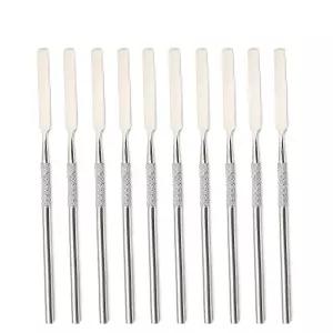 OdontoMed2011 10 PCS 치과 시멘트 랩 믹싱 17CM 스패툴라스 싱글 왁스 모델링 스테인리스 스틸